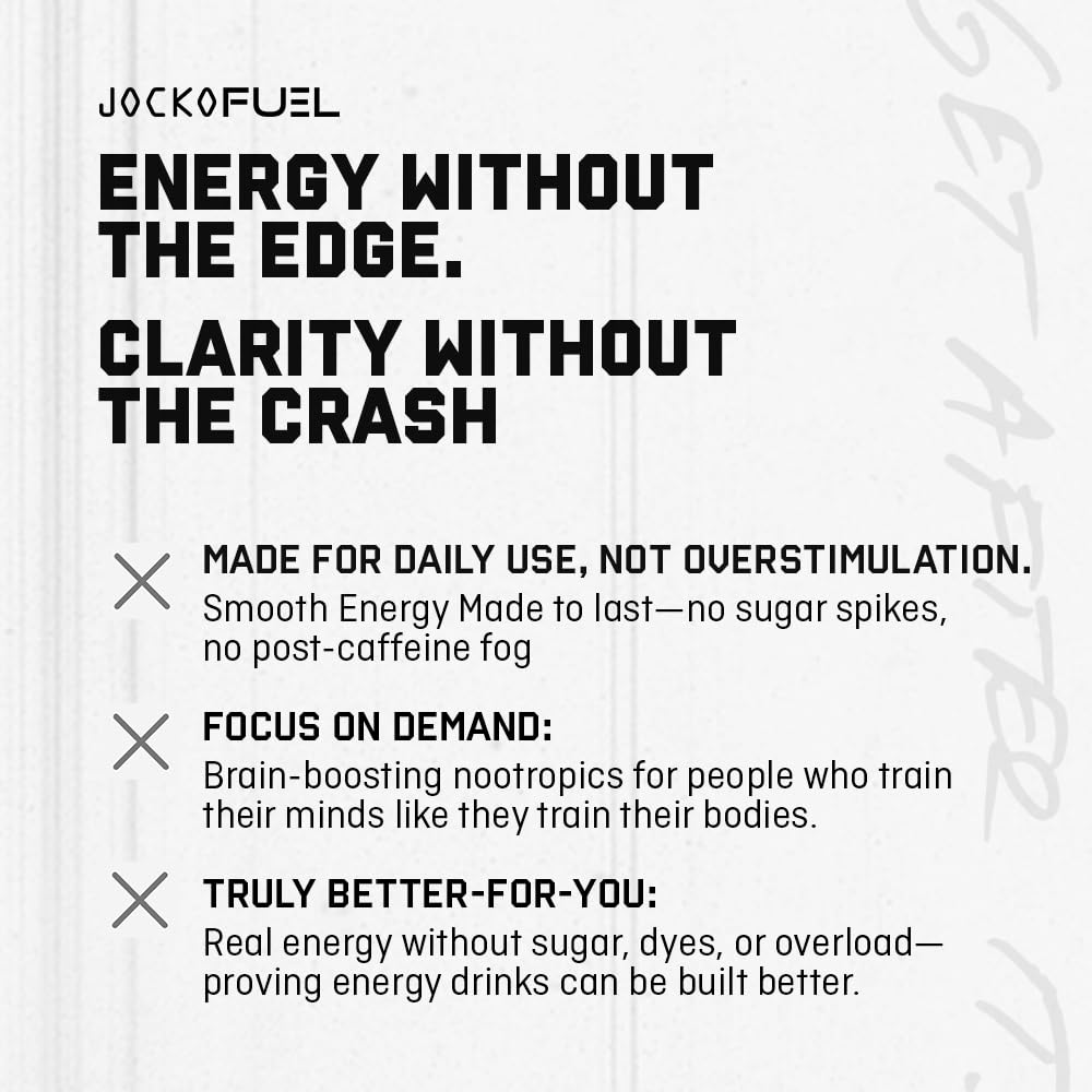Jocko GO L-Theanine and magnesium, calm focus on tasks.