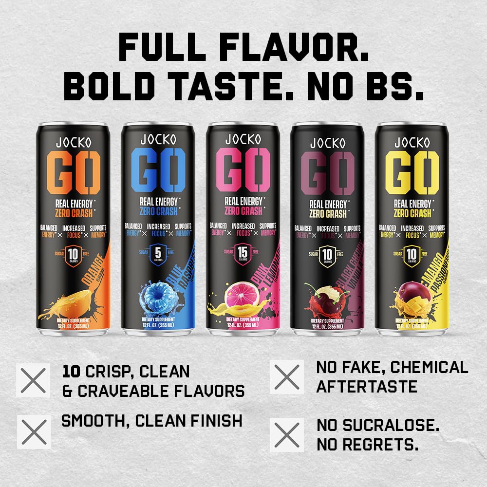 Jocko GO Pink Lemonade can pairs with study sessions for sustained attention