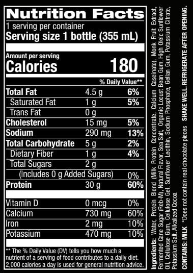 Jocko Mölk chocolate 12-pack bottles for gym days and recovery routines