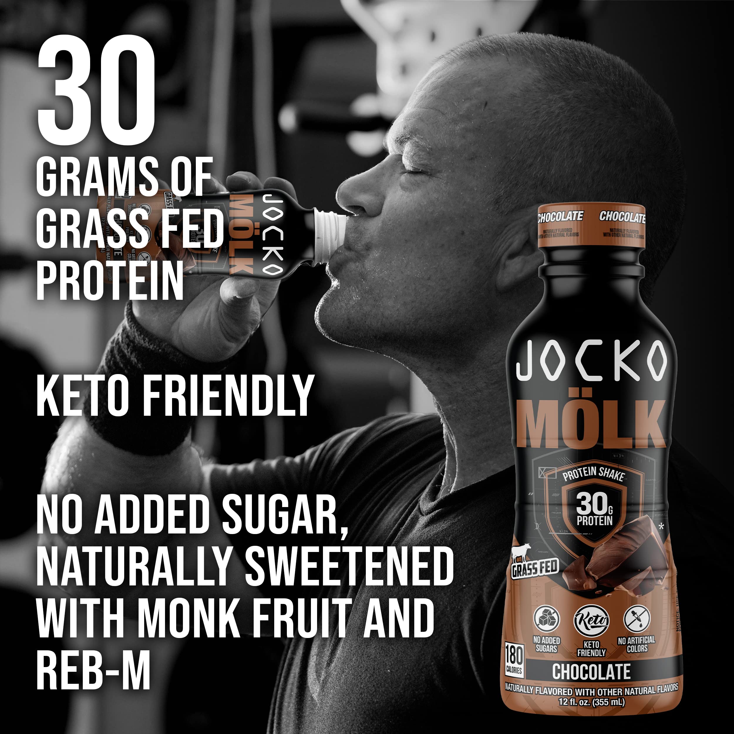 Jocko Mölk chocolate nutrition facts label shown