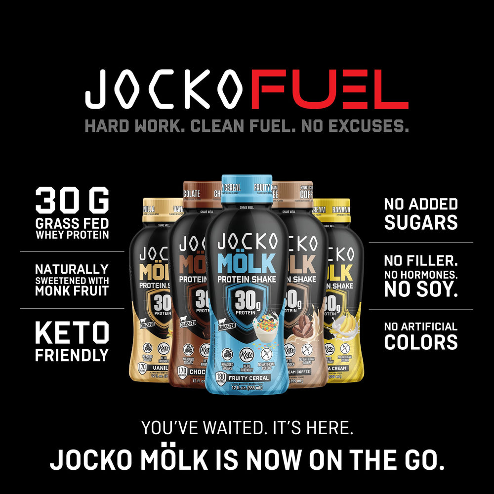 Six-pack of 12 oz bottles offers portable protein on the go