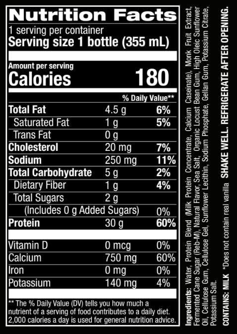 Jocko Mölk vanilla pack of 12 emphasizes convenience and on-the-go protein.