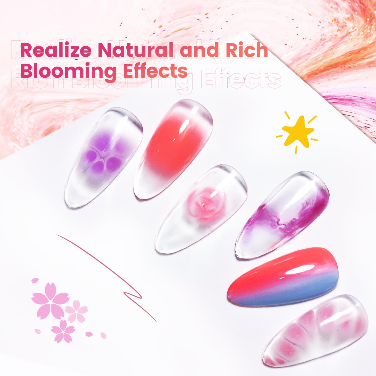 JODSONE Blooming Gel color palette enables blooming floral details.