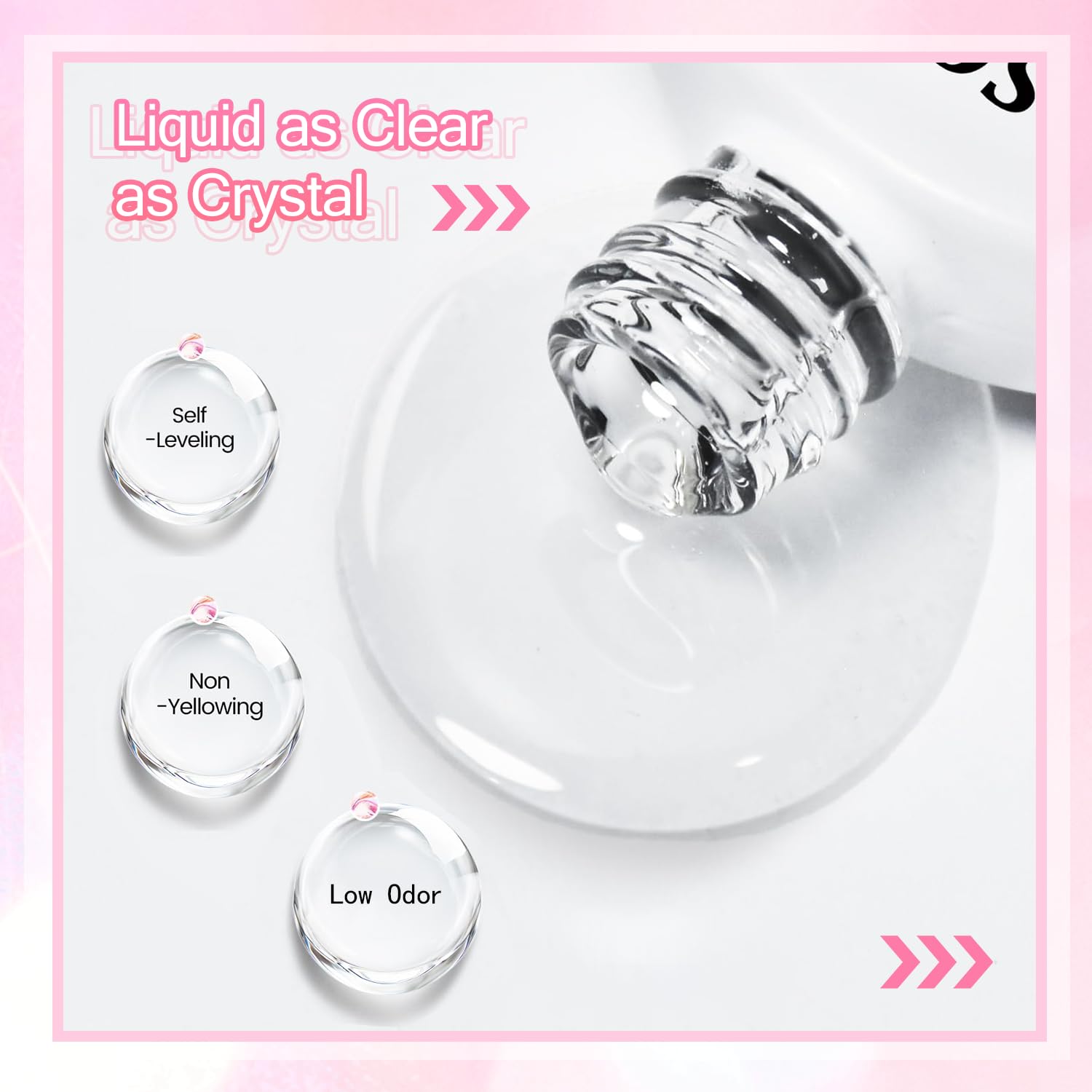 JODSONE Blooming Gel glow finish with low-odor formula.