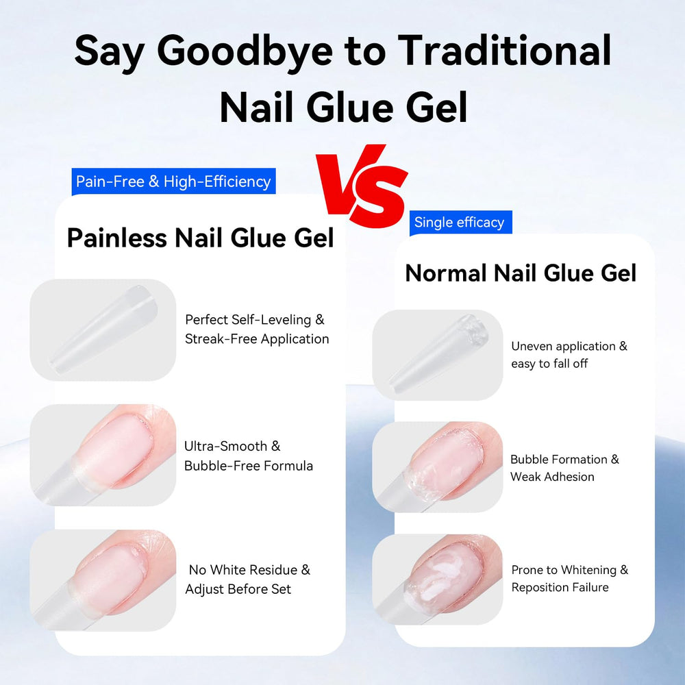 JODSONE low-scent formula nail glue for safe at-home manicures