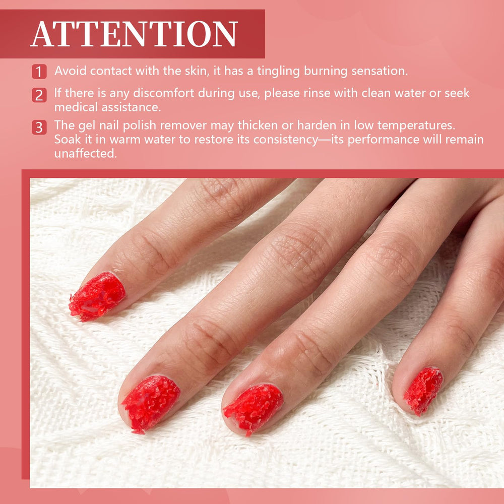 JODSONE nail file helps smooth edges during removal.