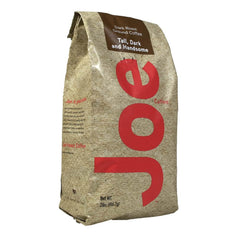 Dark roast bag open from Joe Knows Coffee Tall Dark and Handsome