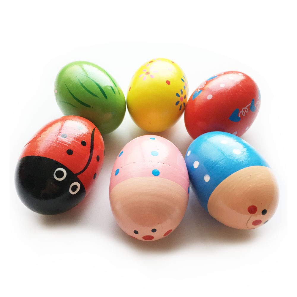 JoFAN Easter shaker eggs help kids discover rhythm while having fun during crafts.