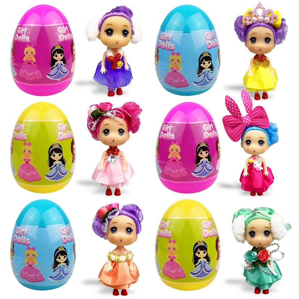 JoFAN jumbo Easter egg with doll inside, colorful surprise for kids.