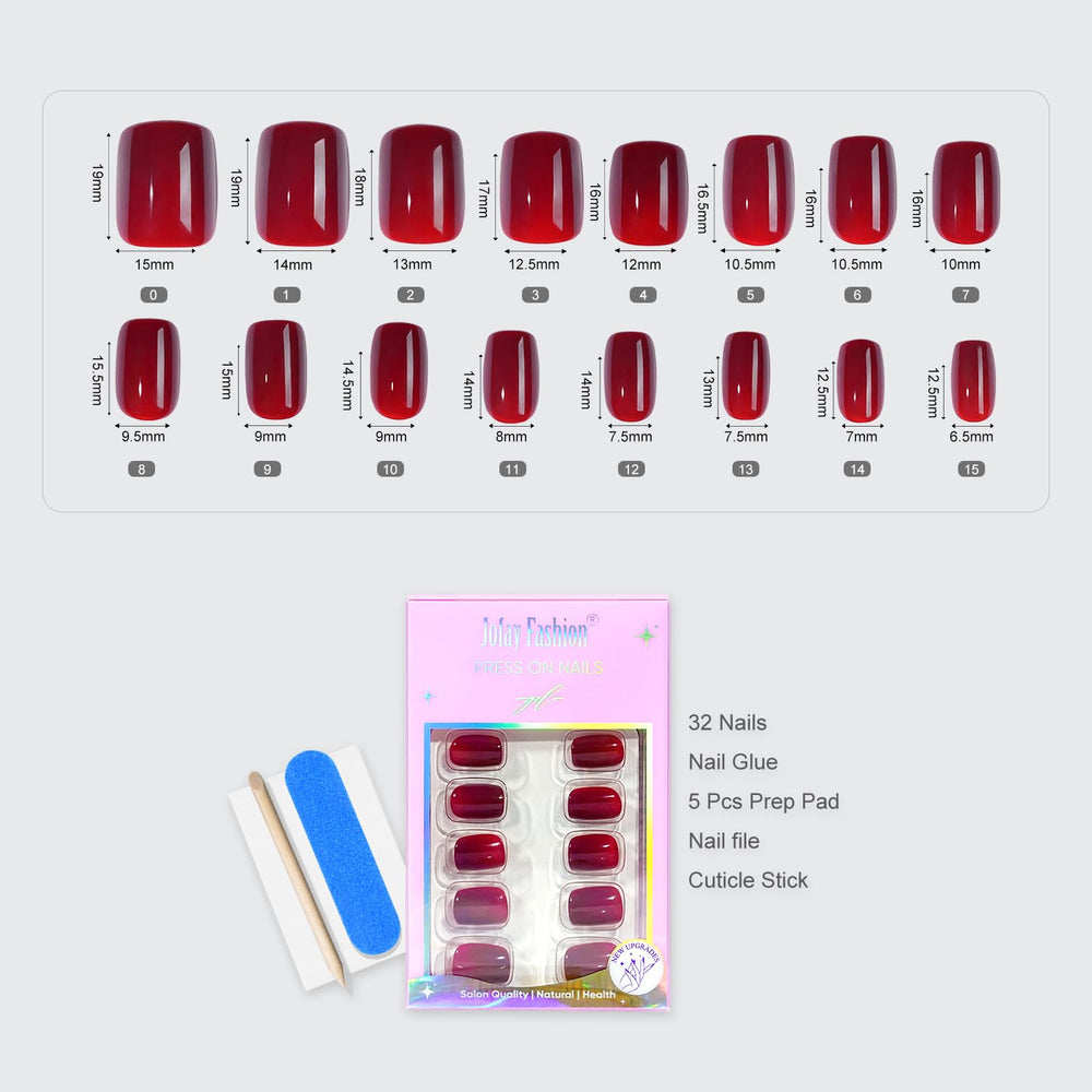 Jofay Fashion soft gel nails feel flexible and natural.