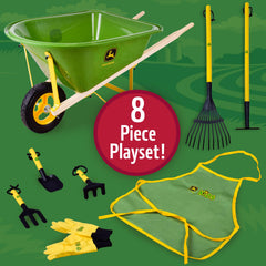 John Deere Deluxe shovel invites kids to dig and learn with realistic scale.