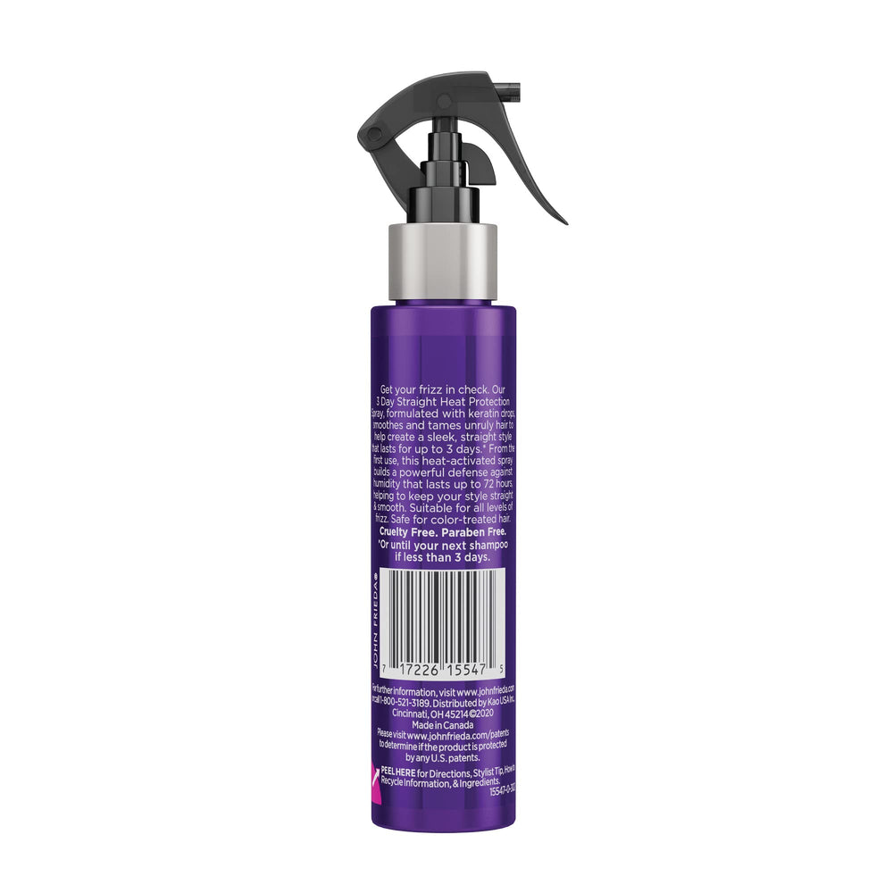John Frieda Frizz Ease 3 Day Straight provides a smooth, salon-like finish.