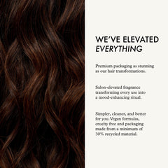 John Frieda Dream Curls Mousse applied on damp hair for defined curls