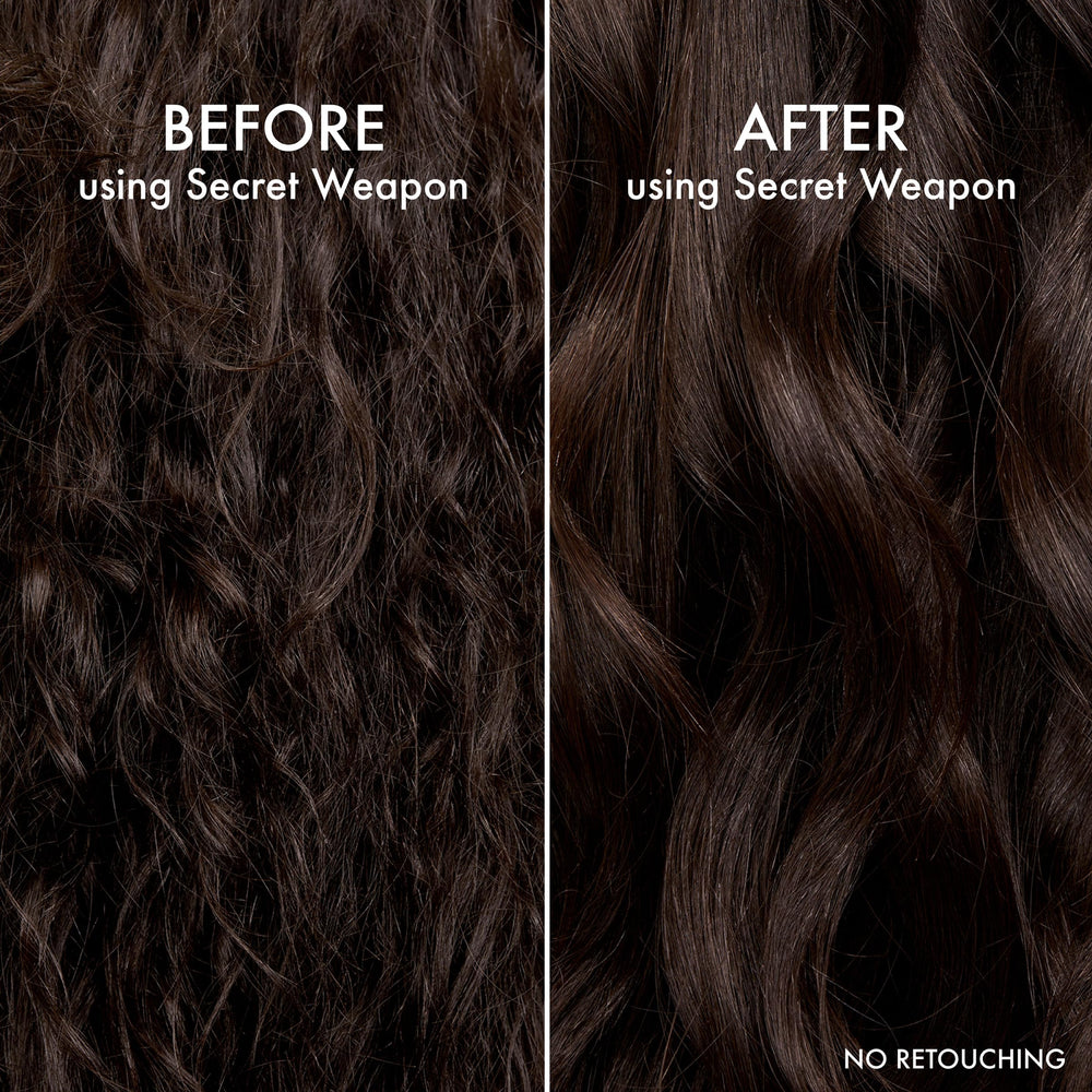 Wet hair routine applying to damp hair before blow-drying.