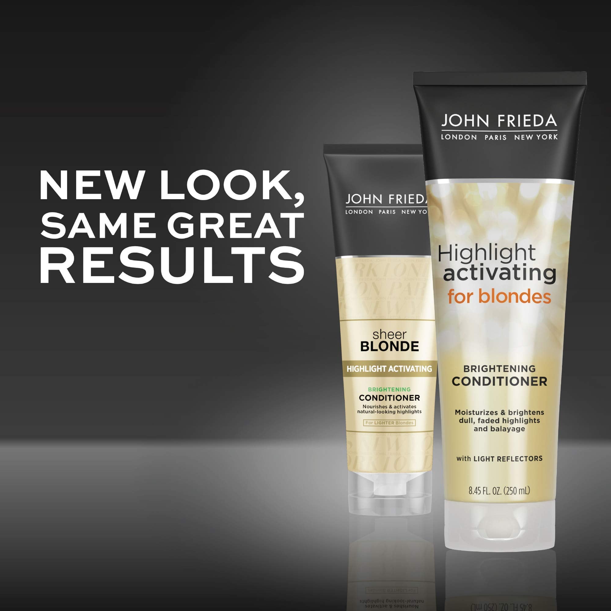 Routine shot featuring daily or weekly use of the Sheer Blonde conditioner