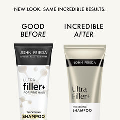 ULTRAfiller+ Thickening Shampoo lather demonstrates detangling ease and added body