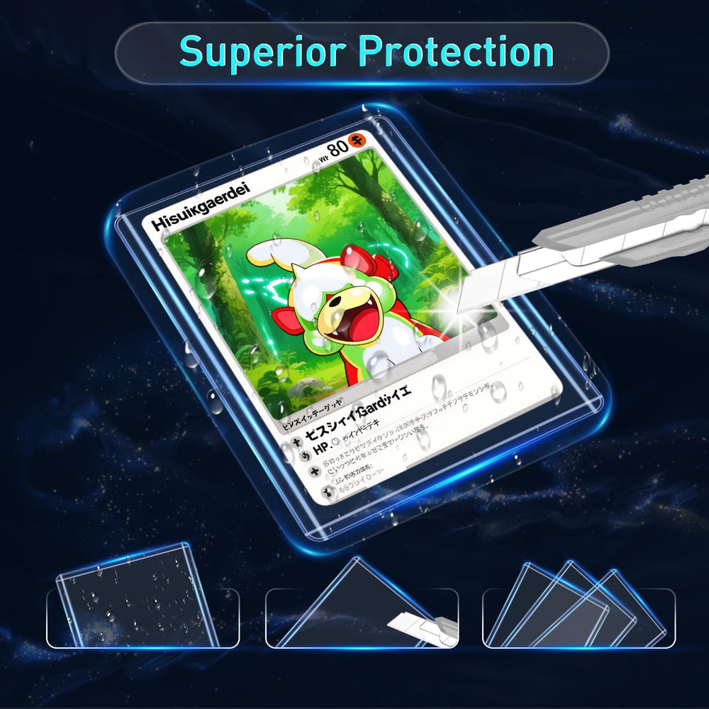 JohnBee baseball cards protected from scratches.