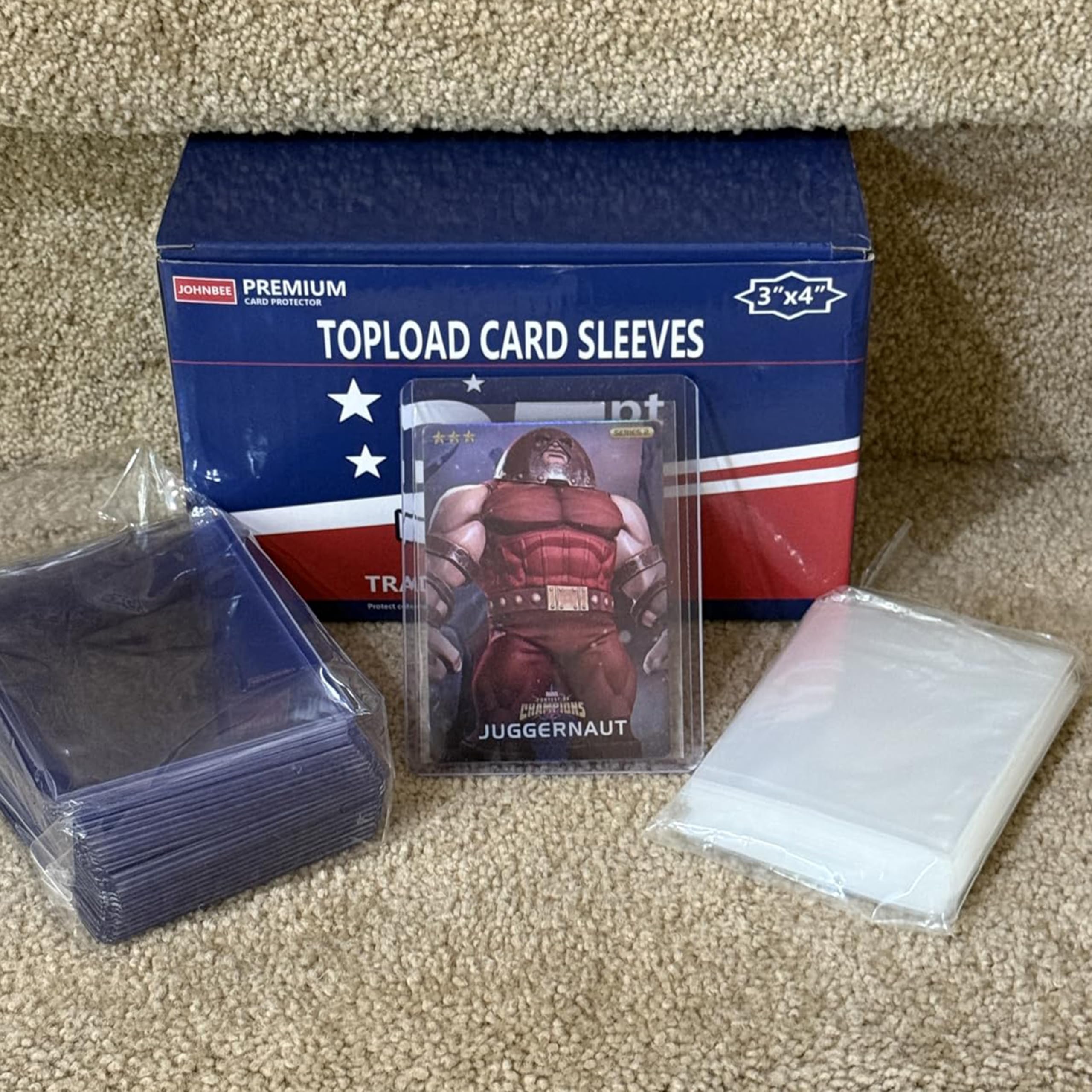 JohnBee gift-ready sleeves for collectors.