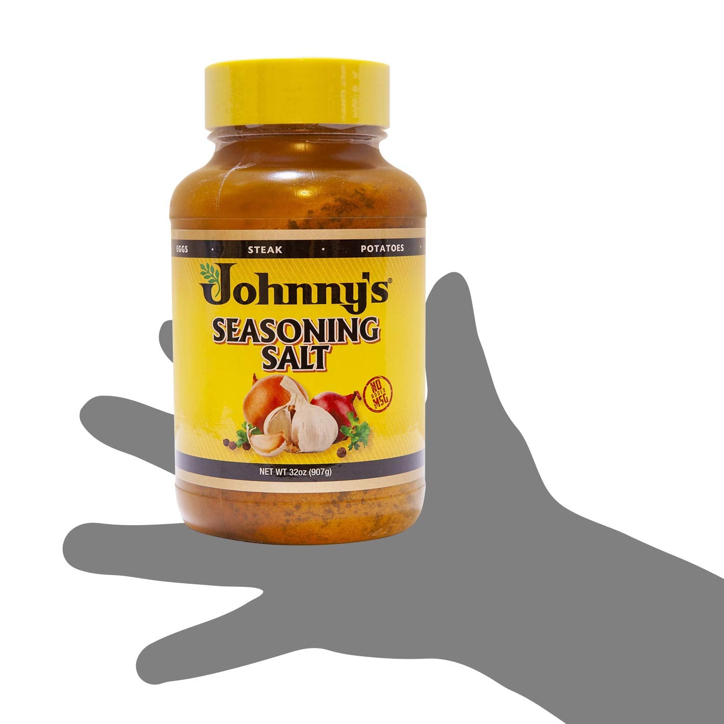 Seafood dish enhanced by Johnny's Seasoning Salt aroma.