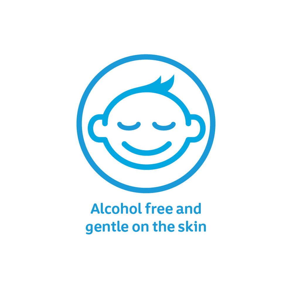Johnson's Baby wipes remove 95% dirt and germs from hands and face