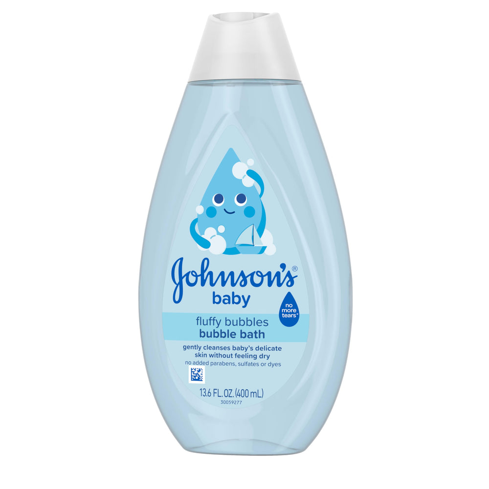 Johnson's Baby Fluffy Bubbles bonding bath time supports parent-child moments.