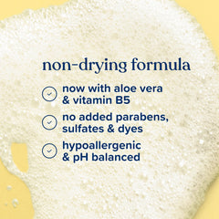 Newborn care routine scene featuring Head-To-Toe Wash and Shampoo