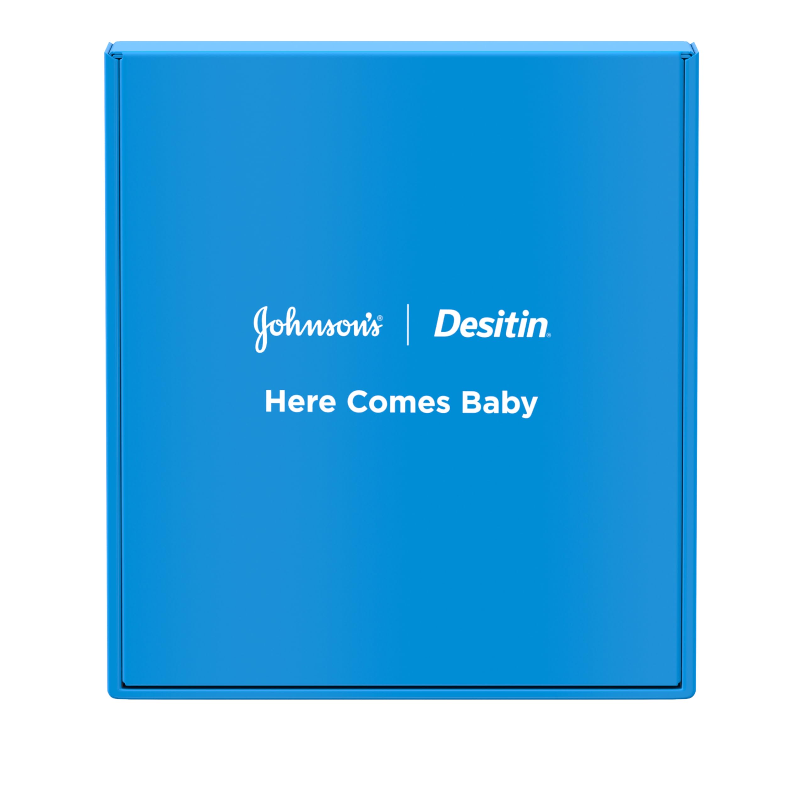 Johnson's Baby Here Comes Baby Gift Set Newborn Care essentials for gentle daily care.