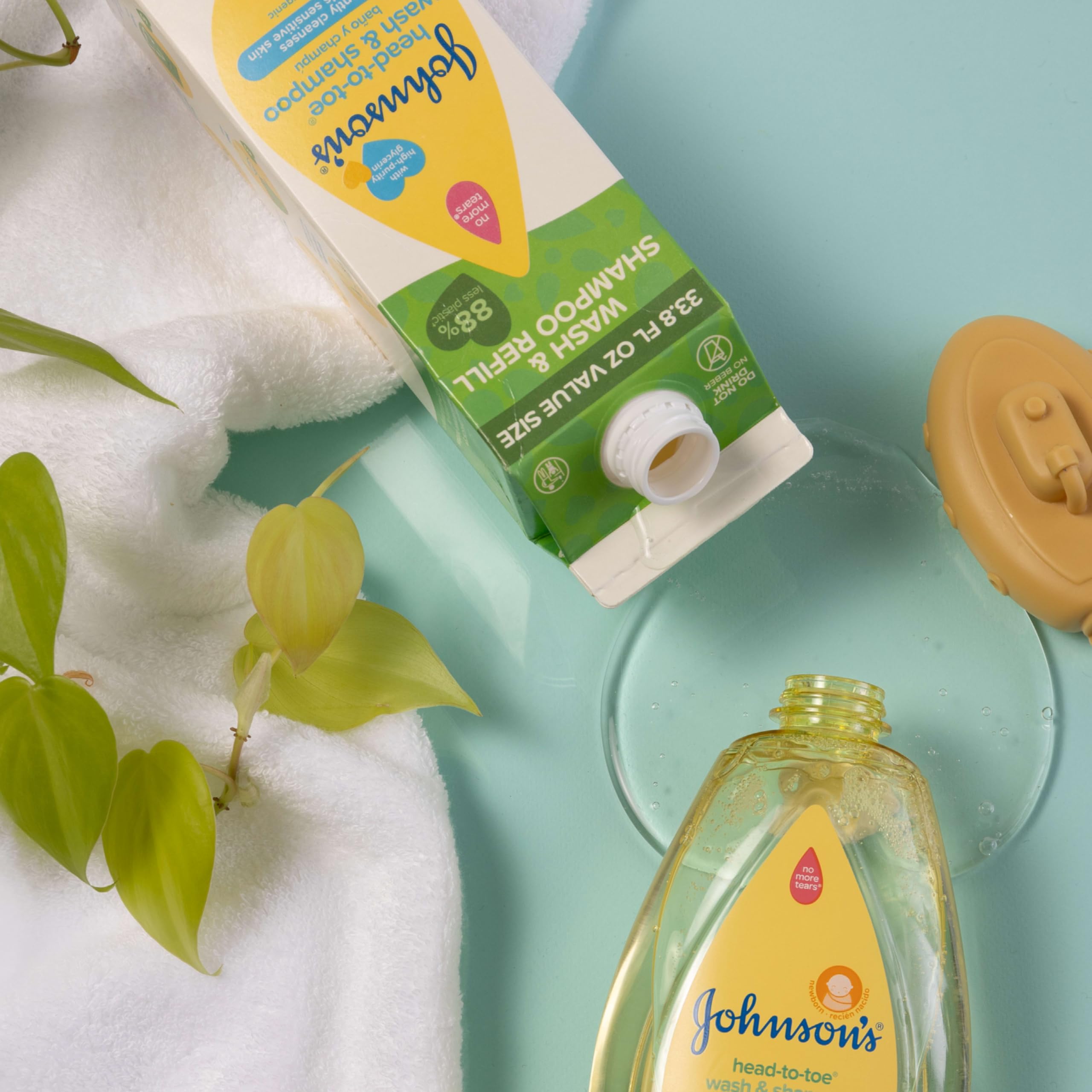 Johnson's Baby hypoallergenic wash ideal for sensitive skin use.