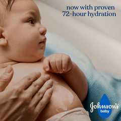 Hypoallergenic, pH-balanced Johnson's Baby Lotion suitable for the family
