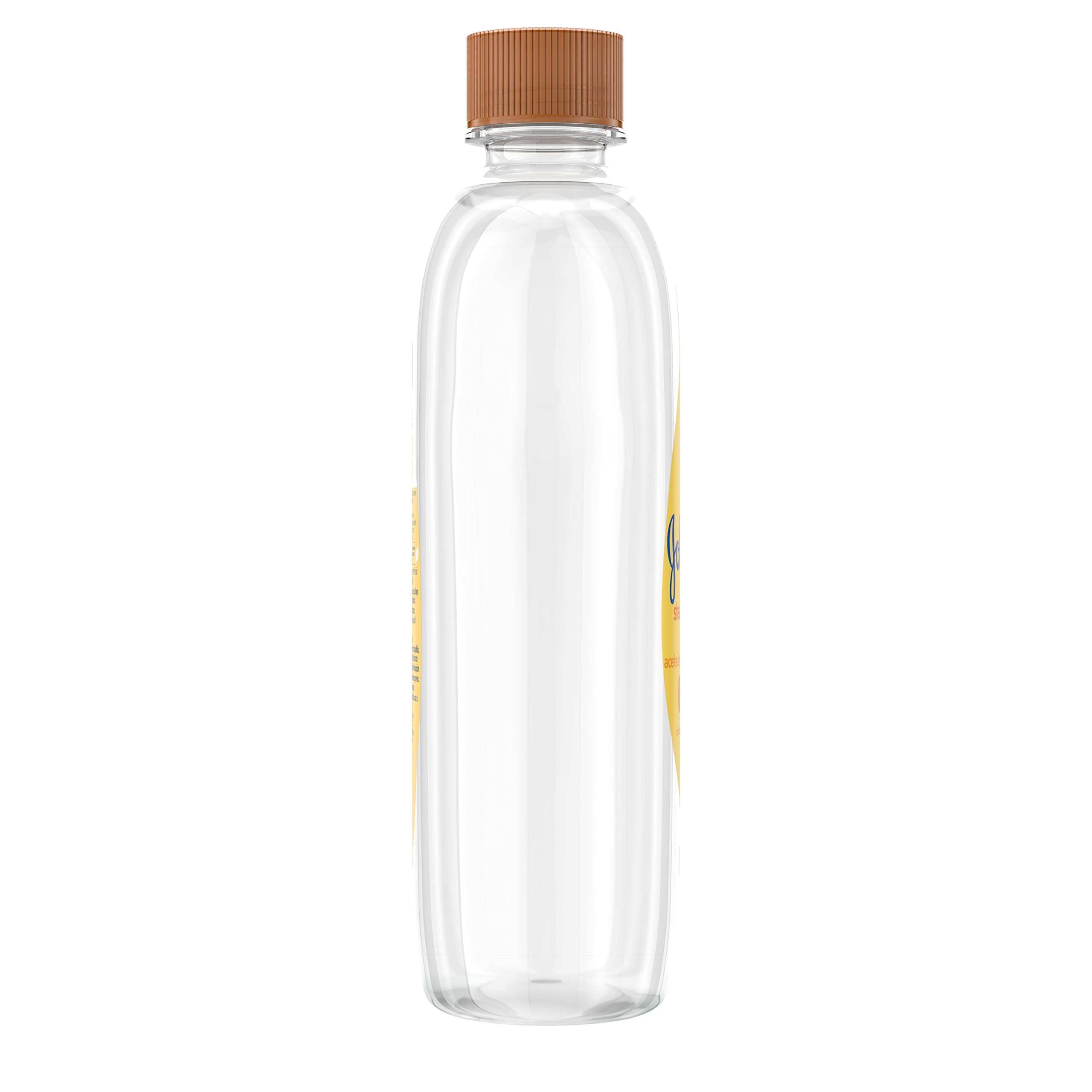 Johnson's Baby Oil lightweight and easy to spread for quick moisture.