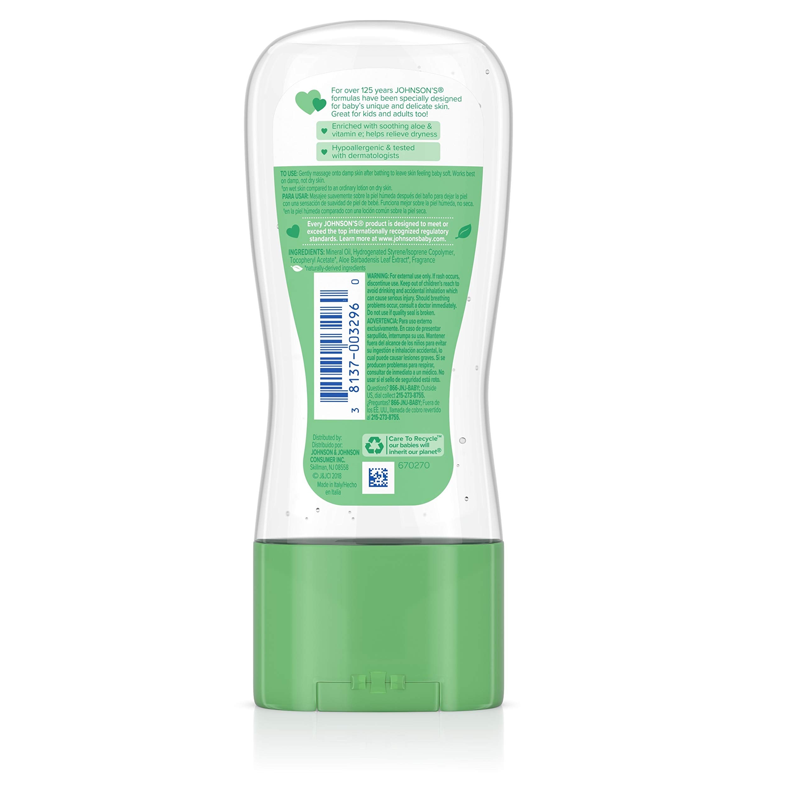 Johnson's Baby Oil Gel massage scene highlighting parent-baby bonding after bath time