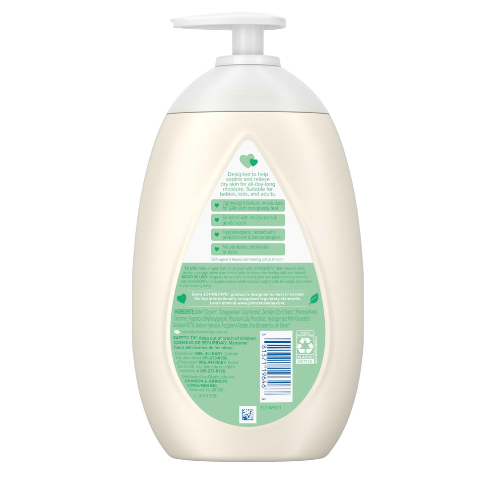 Johnson's Skin Nourish after-bath routine for gentle hydration