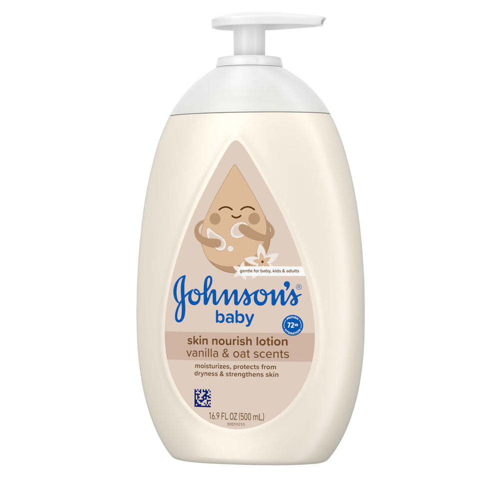 Johnson's Skin Nourishing Baby Lotion dermatologist and pediatrician tested for safety.