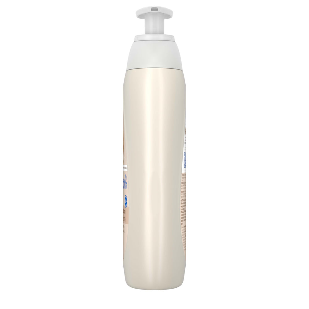 Johnson's Skin Nourishing Baby Lotion on soft baby skin after bath.
