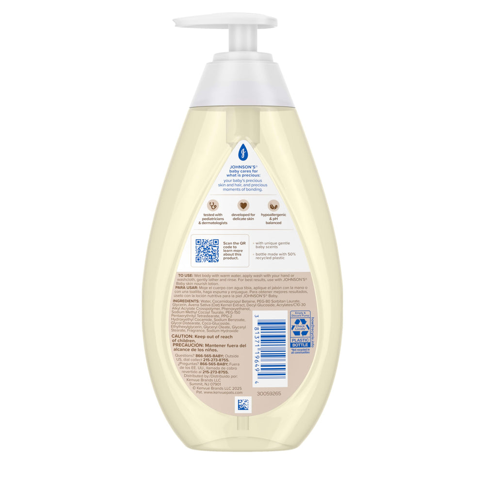 Johnson's Skin Nourishing Moisture bath time with family