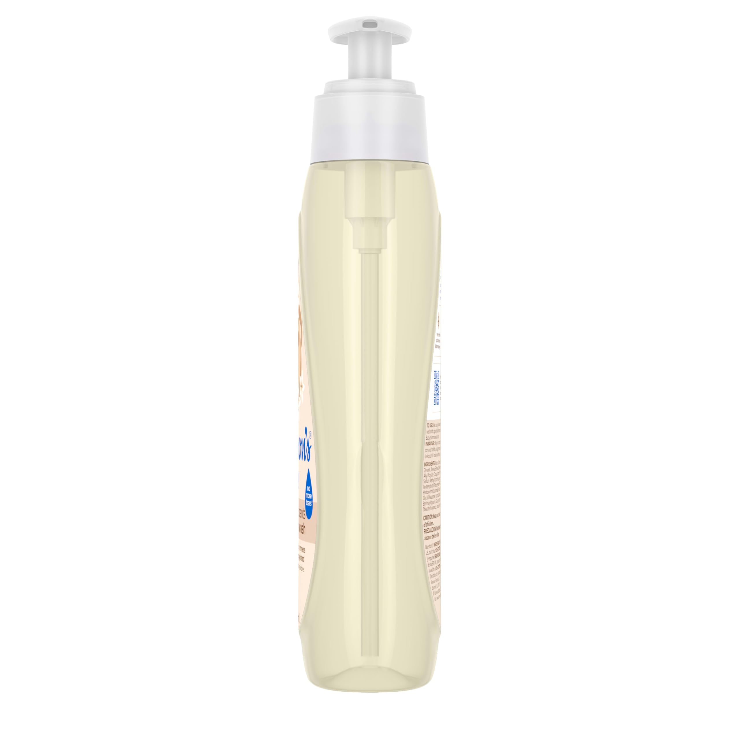 Johnson's Skin Nourishing Moisture wash creating a soft lather on skin