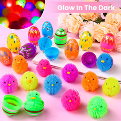 JOICEE alternating-color LED puffers light up in multiple colors