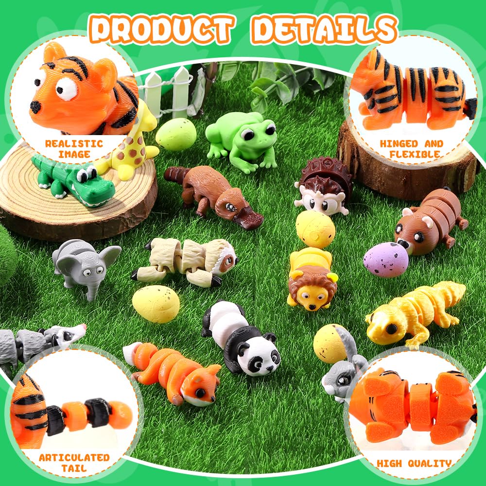 JOICEE classroom activities and party favors with colorful jungle figures