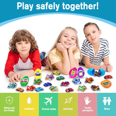 JOICEE colorful Easter eggs in safe plastic material