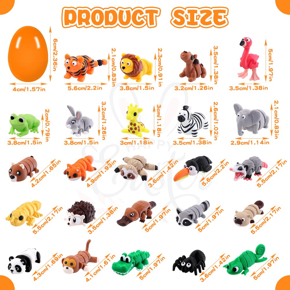 JOICEE forest-themed 3D printed figurines in vibrant colors for display