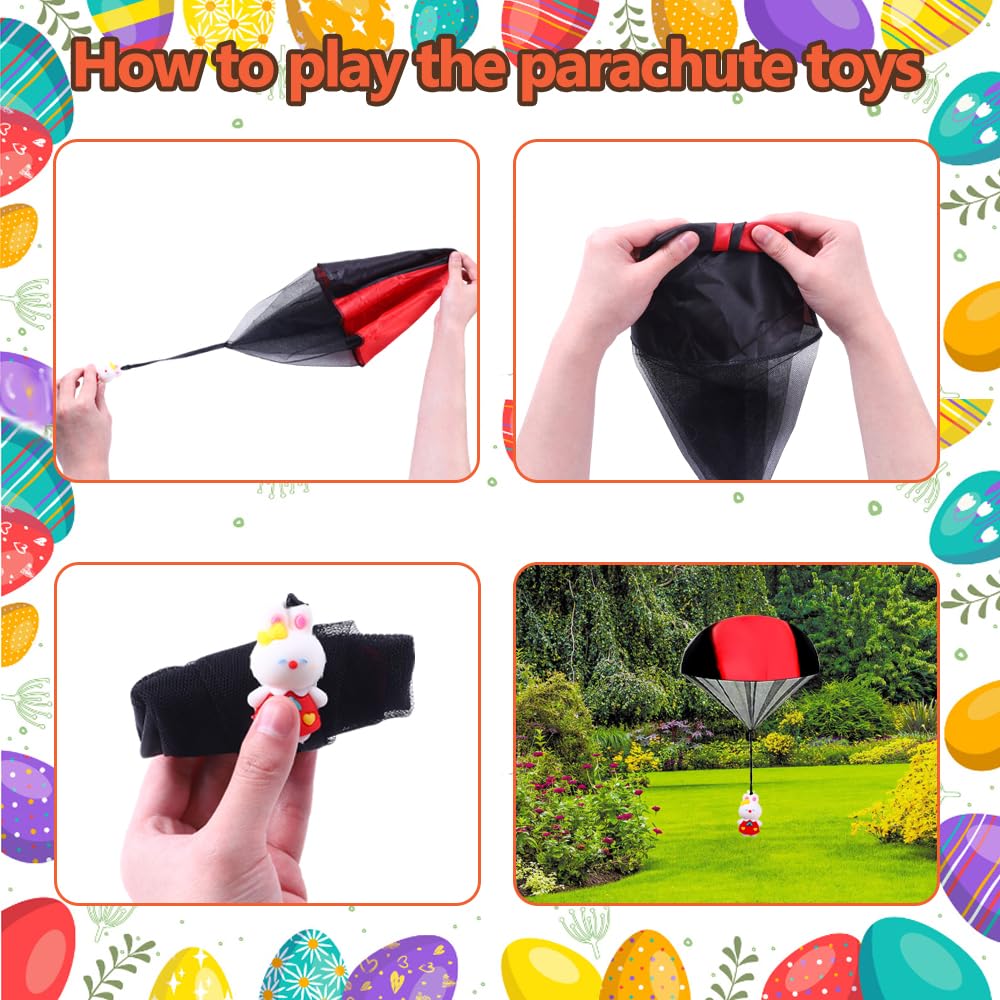 JOICEE hand-thrown parachute toy for lively outdoor play.