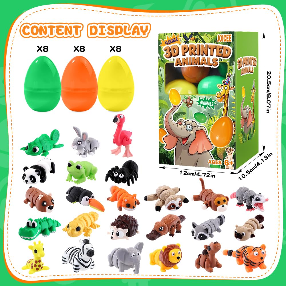 JOICEE jungle animal miniatures featuring giraffes and elephants for imaginative play