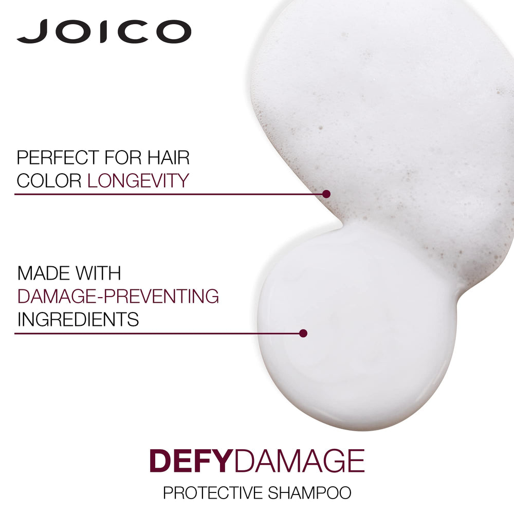 Close-up of bottle label referencing bond strengthening and color longevity