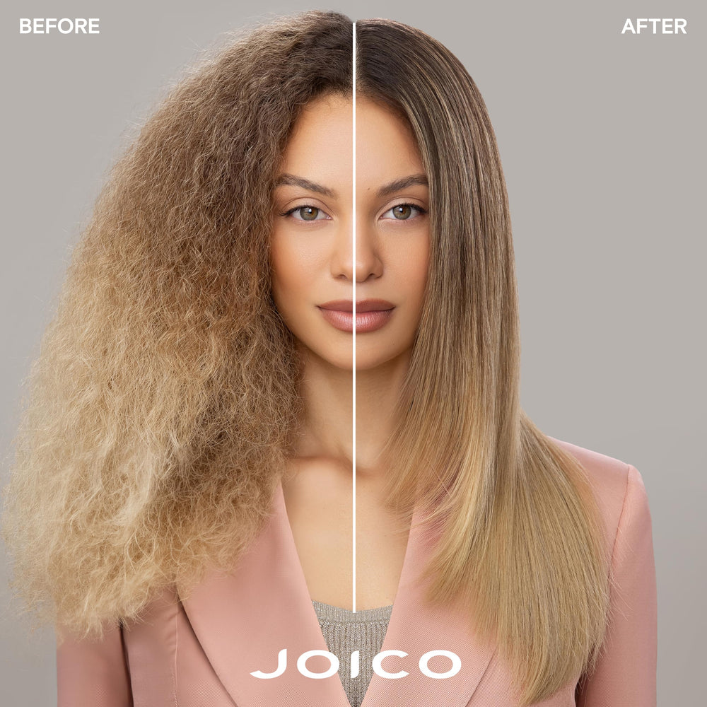 Joico Dream Blowout Glass reduces frizz in humid conditions.