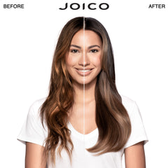 Joico K-Pak Color Therapy Shampoo bottle side revealing nourishing formula for color retention