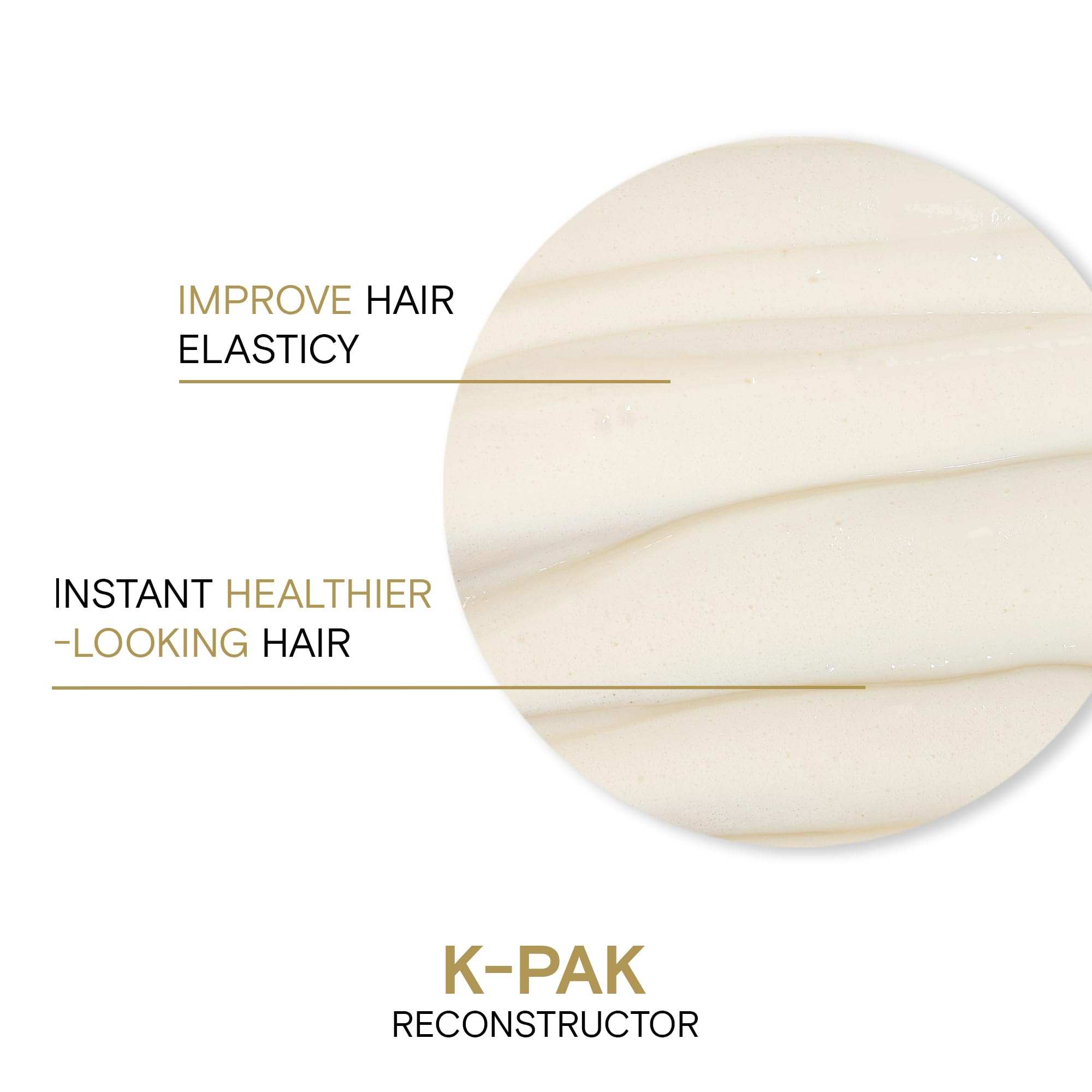 Joico K-PAK Reconstructor on wet hair with a glossy, healthy look