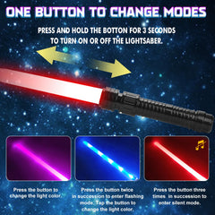 JOINBO motion-sensing effects on sword add realism to pretend duels.