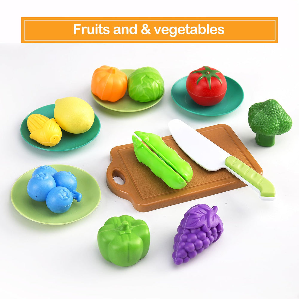 JOKERKING play vegetables fruits pumpkin corn pepper, supports identification and language exploration