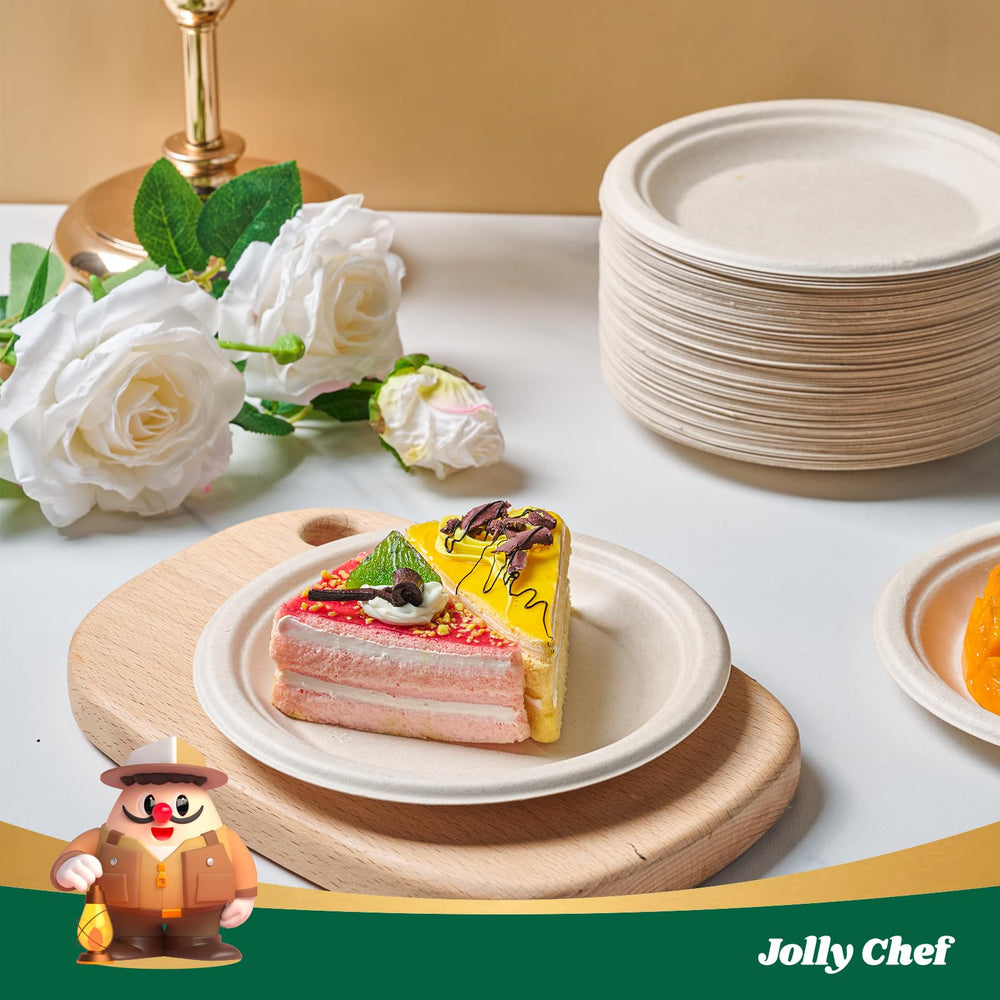 JOLLY CHEF eco-friendly disposable plates for parties and catering
