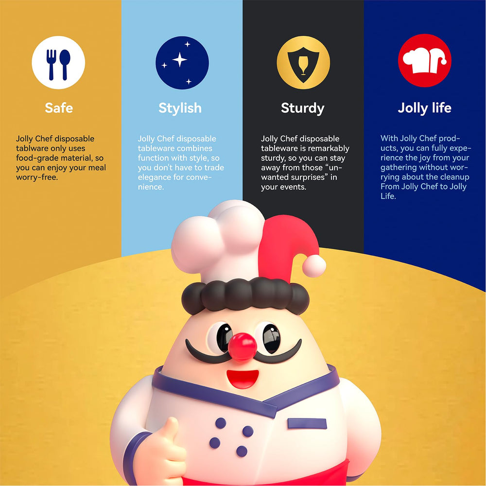 JOLLY CHEF upgraded packaging design ships randomly.